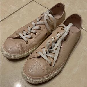 Converse Chuck Taylor All Star Pink Leather Shoes